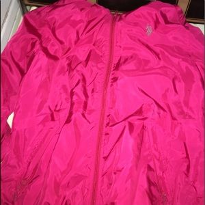 US POLO ASSAN. WINDBREAKER PINK